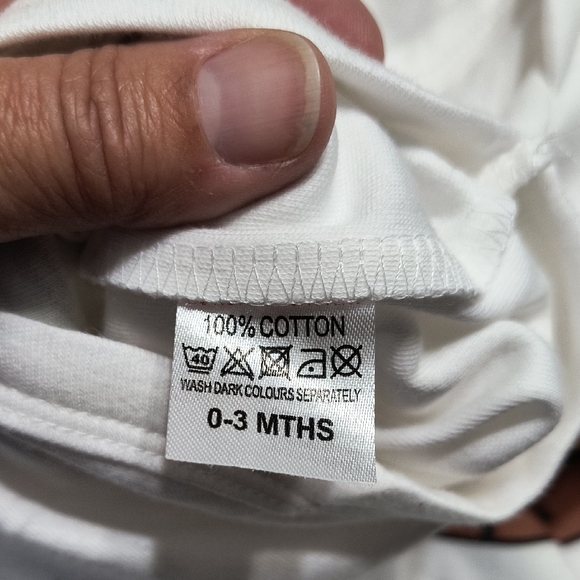 White Pizza Graphic Kids Shirt - Picture 4 of 4